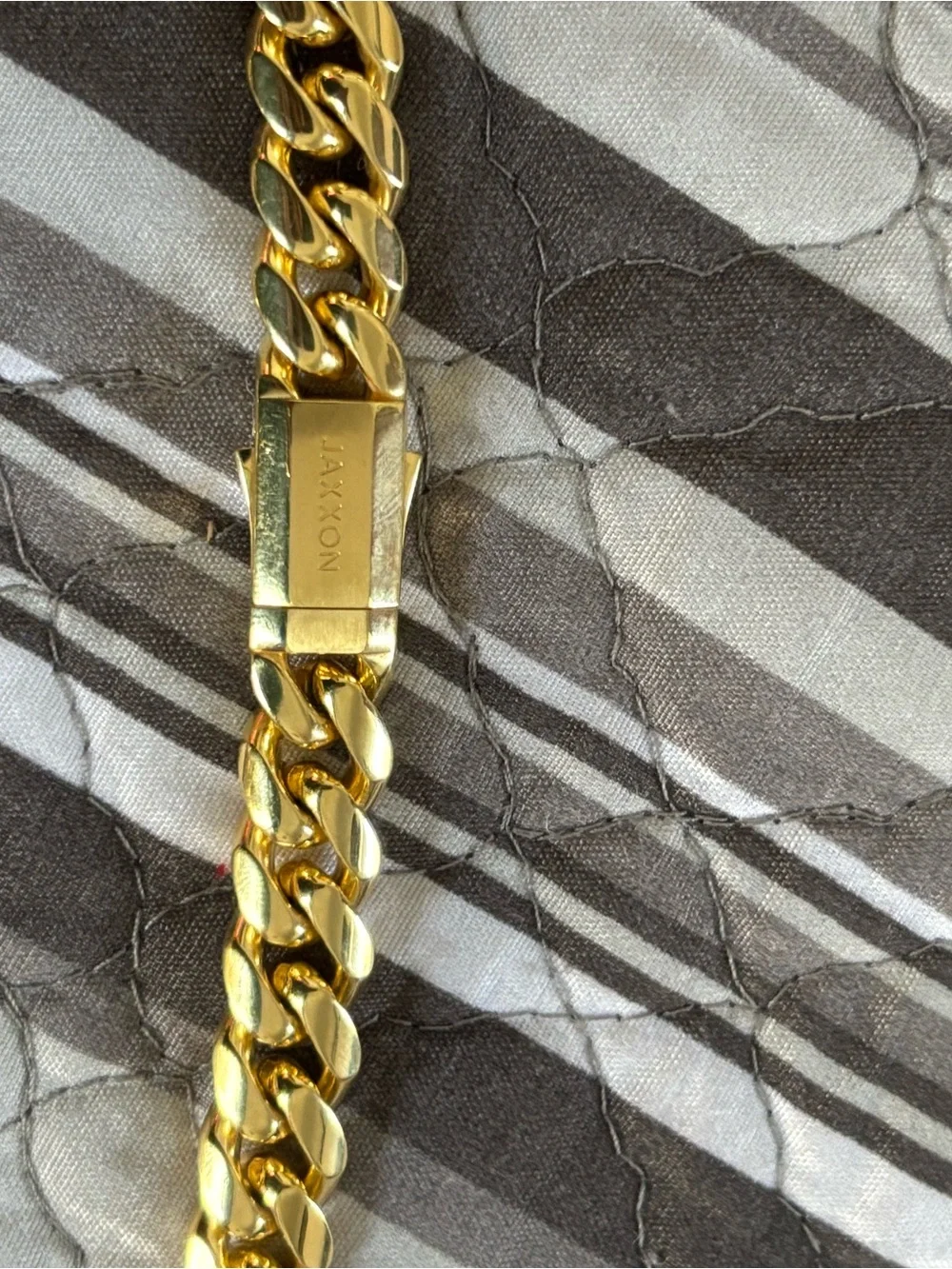 Gold Cuban Link Chain Necklace - Men Accessories